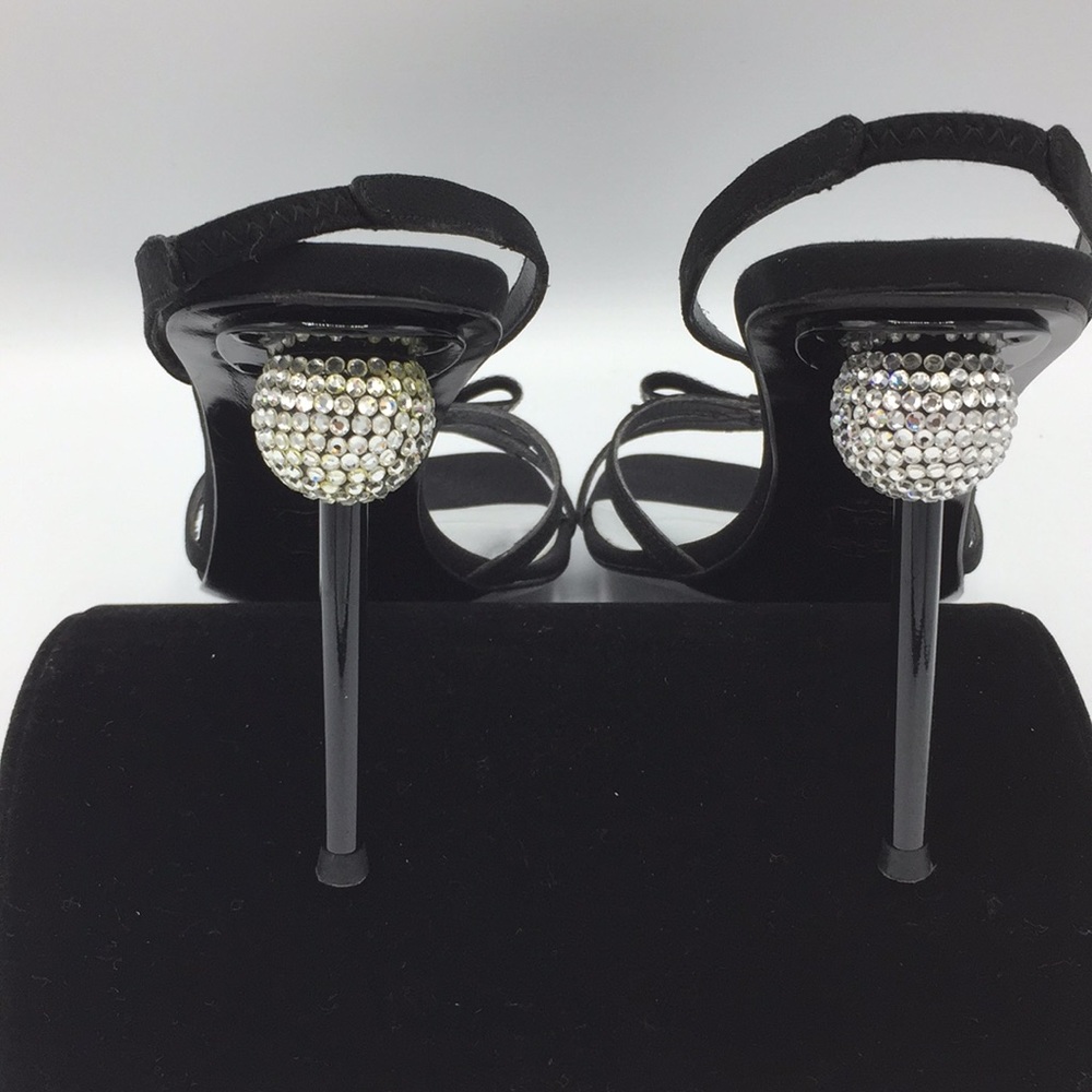 Stuart Weitzman High Heel With Lots Of “Bling” 10m - image 3